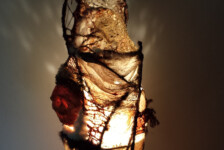 "You too could be a fascinating beauty", functional lamp_mixed media