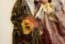 "Years"
fabric, sculpy, acrylic, thread